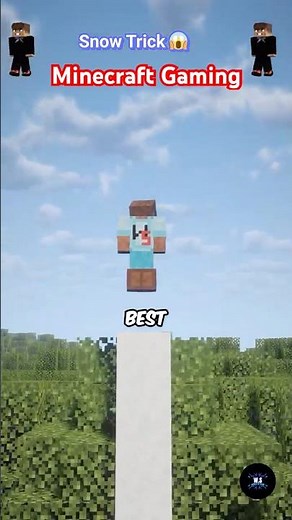 The Gravity-Defying Powder Snow Trick in Minecraft 1.21 #minecraft #minecraftshorts