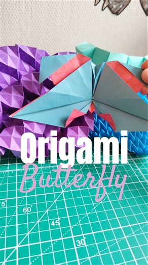 #origami #diy #butterfly #papercraft