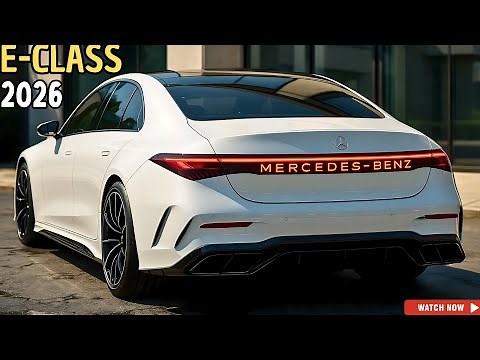 2026 Mercedes Benz E-Class Is Here..And It’s Redefining Luxury Forever!