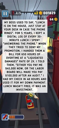 How I bought a house with "unpaid" lunch breaks 🏠 #jokes #storytime #workhumor #relatable