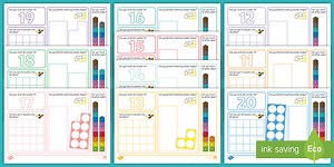 All About Numbers 11-20 Activity Mat Pack