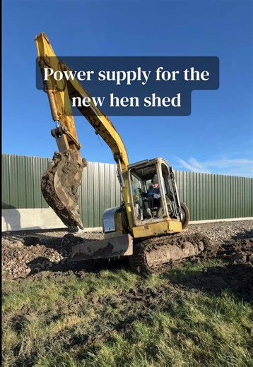 Installing Power Supply for the New Hen Shed