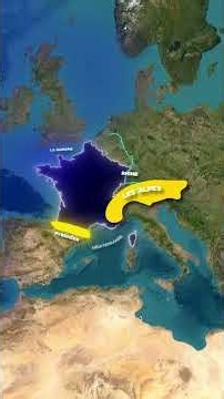 France has the best geographical layout in the world! #geography #maps #france #map
