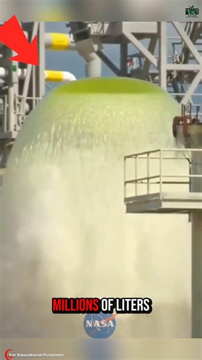 Why Rockets Drown the Launch Pad in Water Before Liftoff 🚀. #shorts#usashorts#viral