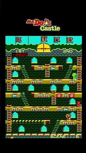 Mr. Do's Castle 05 – Classic Arcade Gameplay#shorts