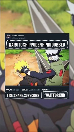 NARUTO SHIPPUDEN HINDI OFFICIAL DUBBED #narutoshippuden #shorts #viralshorts #naruto