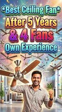 Best Ceiling Fan ⚡ Worth Buying? Honest Review! | Best Budget Ceiling Fan 2026 💯 Full Review!