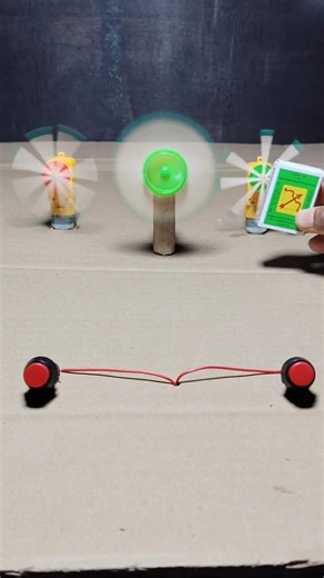 Matches experiment with dc motor #dcmotor #diy #experiment #schoolproject