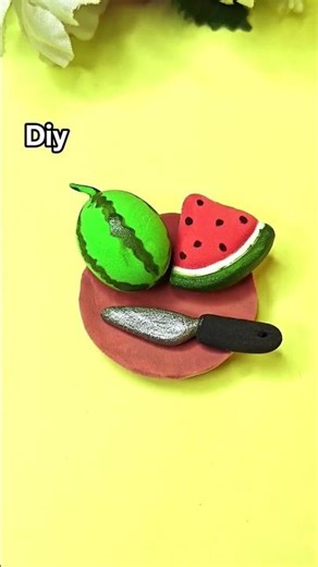 Diy Miniature Tiny Food ✨| #diy #trending #ytshorts #clay #viralshort