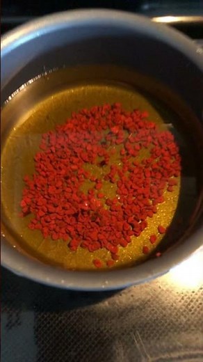 Easy ACHIOTE OIL recipe you can make at home for your PASTELES #shorts