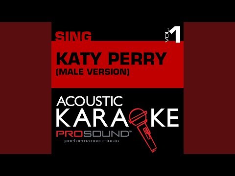 Firework (Male Version) (Karaoke Instrumental Track) (In the Style of Katy Perry)