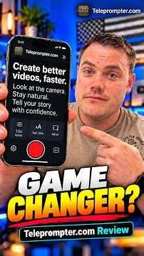 Teleprompter com Master Your Script with Voice Glide