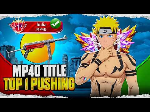 Pushing Top 1 Title In Mp40 | Free Fire Solo Rank Pushing With Tips And Tricks | Ep-5