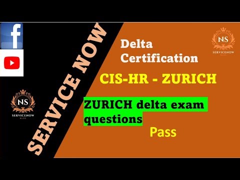 ServiceNow CIS-HR Zurich Delta Exam Questions | CIS-HR Delta Certification | Zurich | Delta | 2026