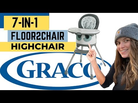 How To INSTALL AND USE GRACO Floor2Table 7-in-1 Baby Highchair