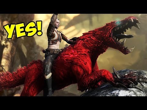 TAMING MONSTERS & FIGHTING WITH THEM! Monster Hunter World! (MHW Gameplay)