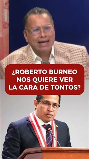 ¿Roberto Burneo nos quiere ver la cara de tontos? | #PBO