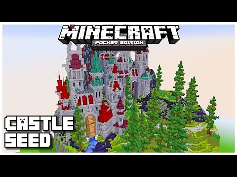 *NEW* Castle at *SPAWN* Seed in Minecraft Pocket Edition (Bedrock Edition/MCPE)