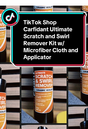 The Carfidant Ultimate Scratch and Swirl Remover Kit is the all-in-one solution for erasing light scratches, swirls, spider webs, water spots, and oxidation on your car’s paint—without power tools or pro skills! 🚗✨ This kit delivers pro-level results in minutes using a safe, no-haze formula that removes imperfections while leaving a glossy, swirl-free finish. Kit includes: \t•\t8 oz bottle of Ultimate Scratch & Swirl Remover (cutting polish finishing polish in one) \t•\tPremium microfiber appli