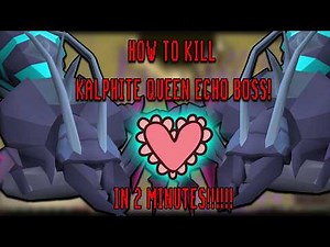 How to kill Kalphite Queen Echo Boss in Leagues! (in 2 minutes)