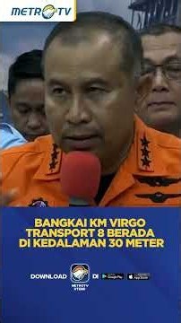 Bangkai KM Virgo Transport 8 Berada di Kedalaman 30 Meter #shorts
