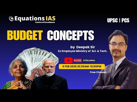 Budget Concepts Explained LIVE by Deepak Mamgain Sir (Part 1) | UPSC & State PCS