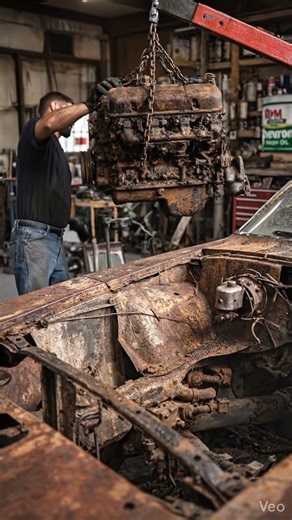 Buried in desert dirt for years… today we bring this American muscle car back to life.
