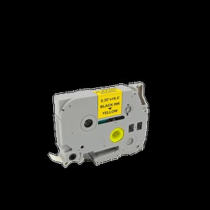 [Hot Item] Tze-621 Tze621 9mm*8m 6mm/9mm/12mm/18mm/24mm/36mm Black on Yellow Laminated Tze Label Tape for P-Touch Printer