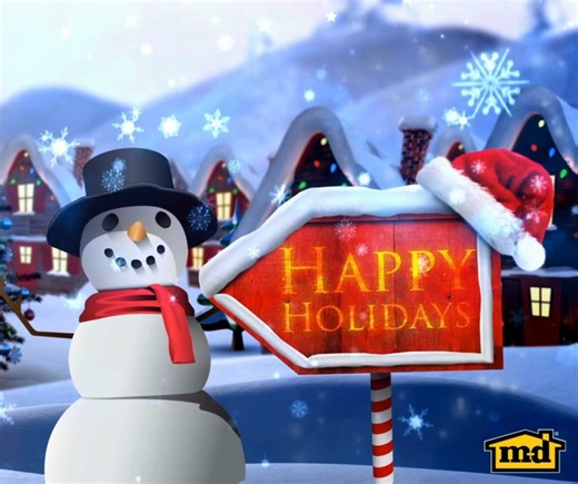 Happy Holidays from M-D Building Products! As we wrap up another incredible year, we want to take a moment to thank our employees, partners, customers, and community for being part of the M-D family. The holiday season is a time to celebrate what matters most, family, connection, and the moments that bring us together. Whether you’re gathering with loved ones, enjoying a well-earned break, or reflecting on the year behind us, we hope this season brings warmth, joy, and plenty of cheer. From our 
