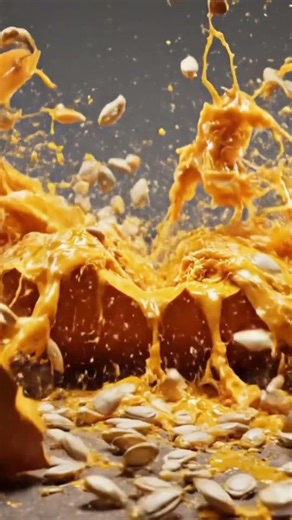 Pumpkin Explosion Slow Motion Video