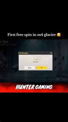 Free m4 glacier first spin | Bgmi cricket league glacier #nobatidao #frlegends