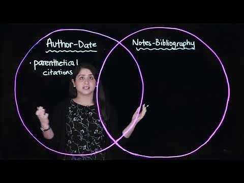 Chicago Manual of Style - An Overview