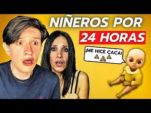 24 HORAS SIENDO NIÑEROS CON MI MAMÁ 👶🏻 | The Baby In Yellow