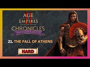 Age of Empires 2: Chronicles Battle for Greece Campaign Walkthrough 21 - The Fall of Athens | Ending
