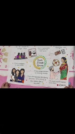 DIY Best Friends Memory Frame ✨ | From Strangers to Sisters part 1 #bff #memoryframe