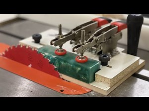 Making Your Table Saw Jig Faster, Easier, Safer. Toggle Clamps