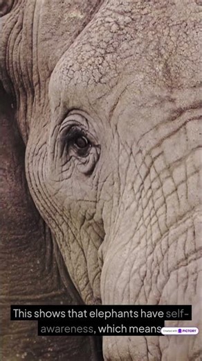 did you know that elepahant can recognisze themselves