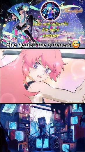 She denied the cuteness.