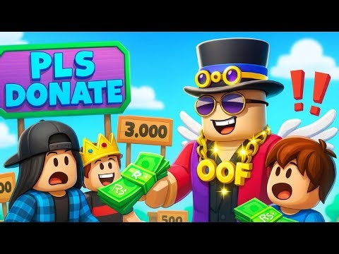 Donating Robux To Everyone LIVE | Roblox Pls Donate