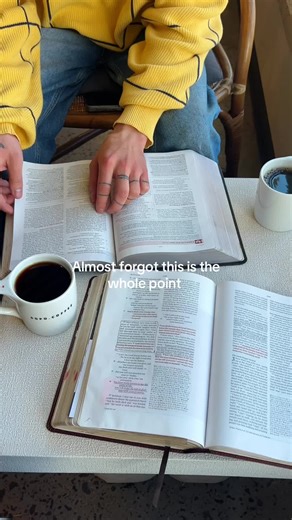 Bible study🤝coffee #christiancafe #hebrew #coffeetok | coffee