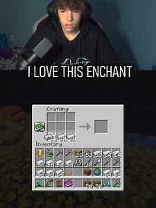 Minecraft Enchant Reaction: I Love This Enchant
