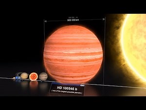 hd 100546 b самая большая экзопланета (газовый гигант)