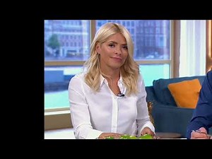 Holly Willoughby MILF Sexy Legs in Tight Skirt and White Top Flashing Bra 05⧸06⧸17