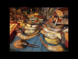 Bone Tipped & Banded Powder Horns