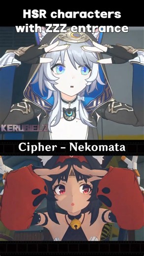 Cipher but with Nekomata battle entrance #honkaistarrail #shorts