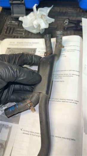 Removing and identifying coolant lines and fuel lines 2001 Audi TT