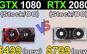 RTX 2080 对比 GTX 1080性能测试