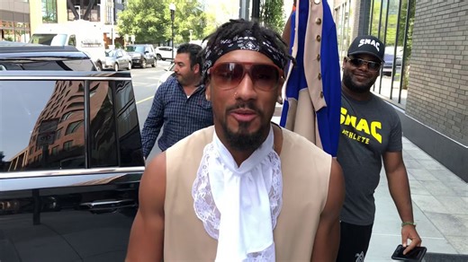 😱Demetrius Andrade Literally Dressed For WAR⁉️The Red Jackets are Coning For Billy Joe Saunders😳
