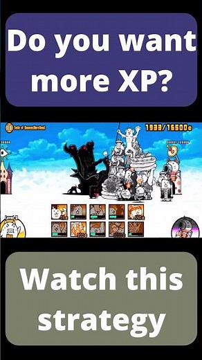 Your XP Farm is WRONG, BEAT merciless xp and get more XP (Battle Cats) #BattleCats #Tutorial #Tipsc