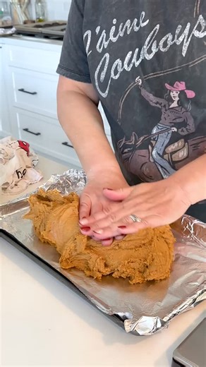 Dorothy Kern | @crazyforcrust on Instagram: "POV you realized you can make gingerbread cookies in a pan instead of rolling out dough and now you can take a deep breath⁠ ⁠ Because you'd rather be doing anything else, am I right? At this point in the program all I want to do is log off, put on PJs, make a (giant) glass of wine and turn on a show. If only cookies could make themselves?⁠ ⁠ If you want the method for how I do this, comment LINK for the recipe. And tell me how you're simplifying your 